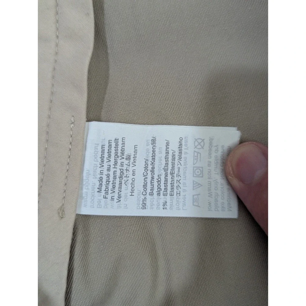 J.‎ Crew Chino Pants Men's Size 32x31 (Tag 32x32) Beige Golf Hike Outdoors